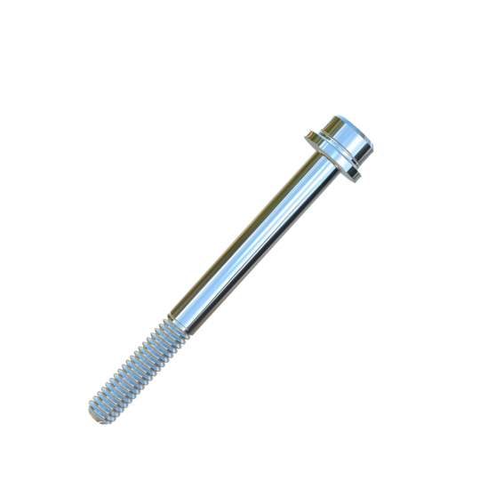 Titanium #8-32 X 1-3/4 UNC inch Flanged Socket Head Cap Screw with 3A threads, 160,000 psi Tensile Strength (With Certs and CoC), Grade 5 STA